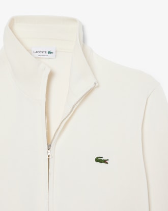 Pullover aus Baumwolle mit Rei&szlig;verschluss und hohem Kragen