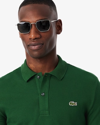 Slim Fit-Polohemd L.12.12 aus Piqu&eacute;