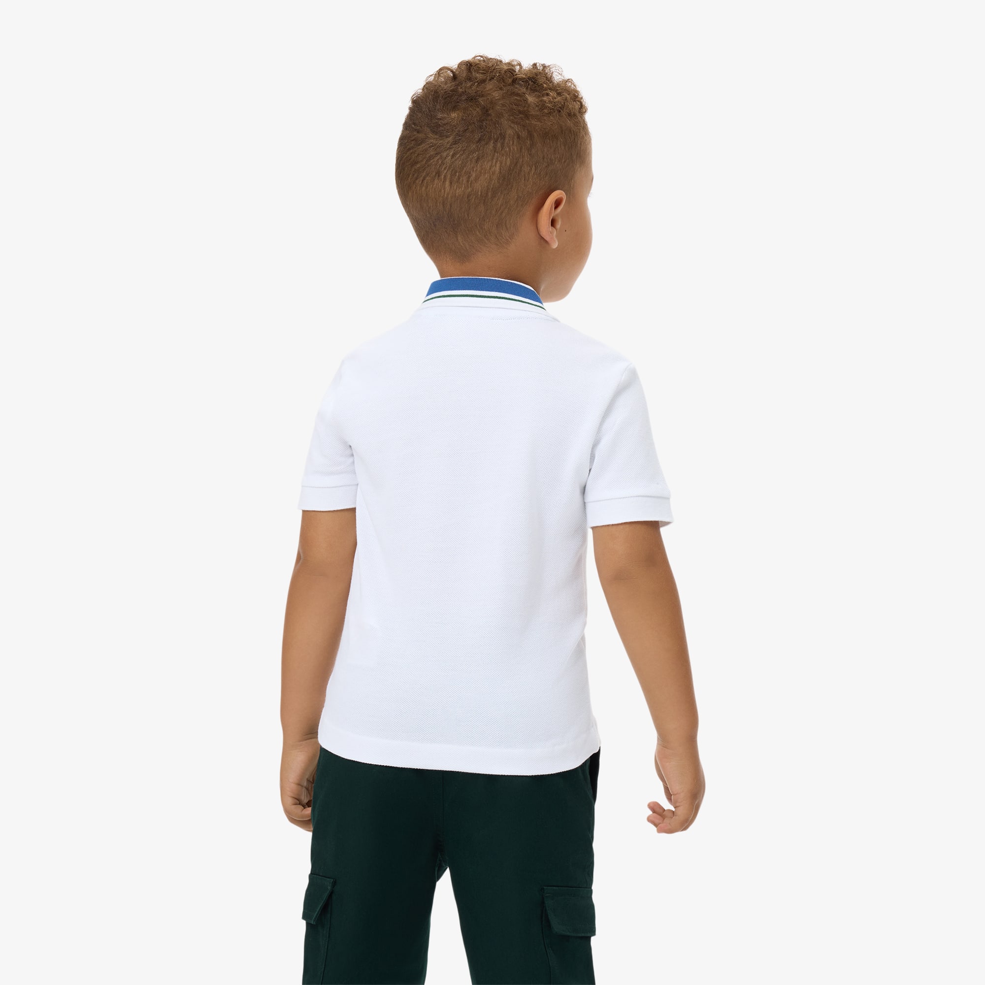 Thumbnail - Lacoste Polohemd aus Petit Piqué - Weiß Size 5 - 5A