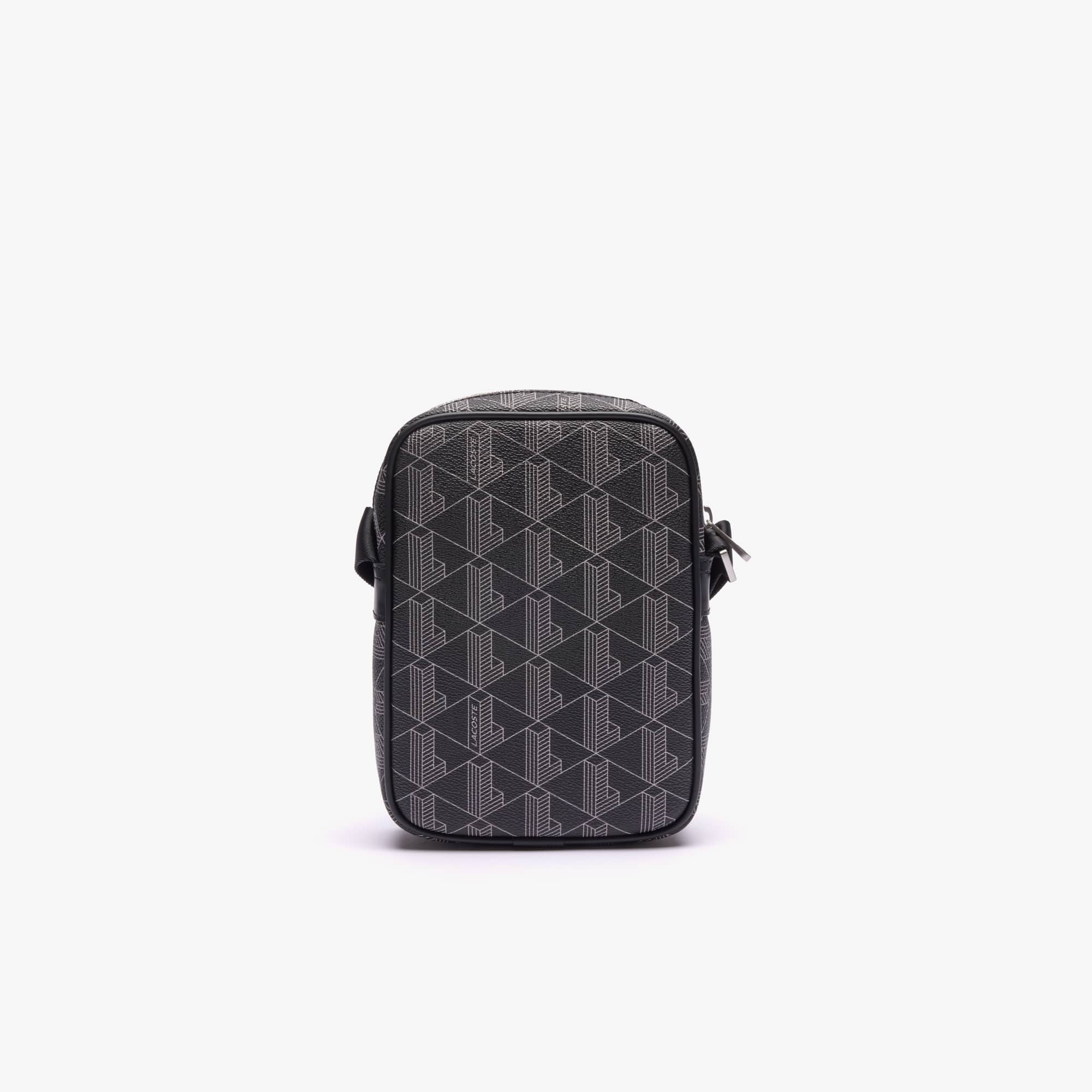 Senkrechte Schultertasche THE BLEND mit Monogramm-Aufdruck 