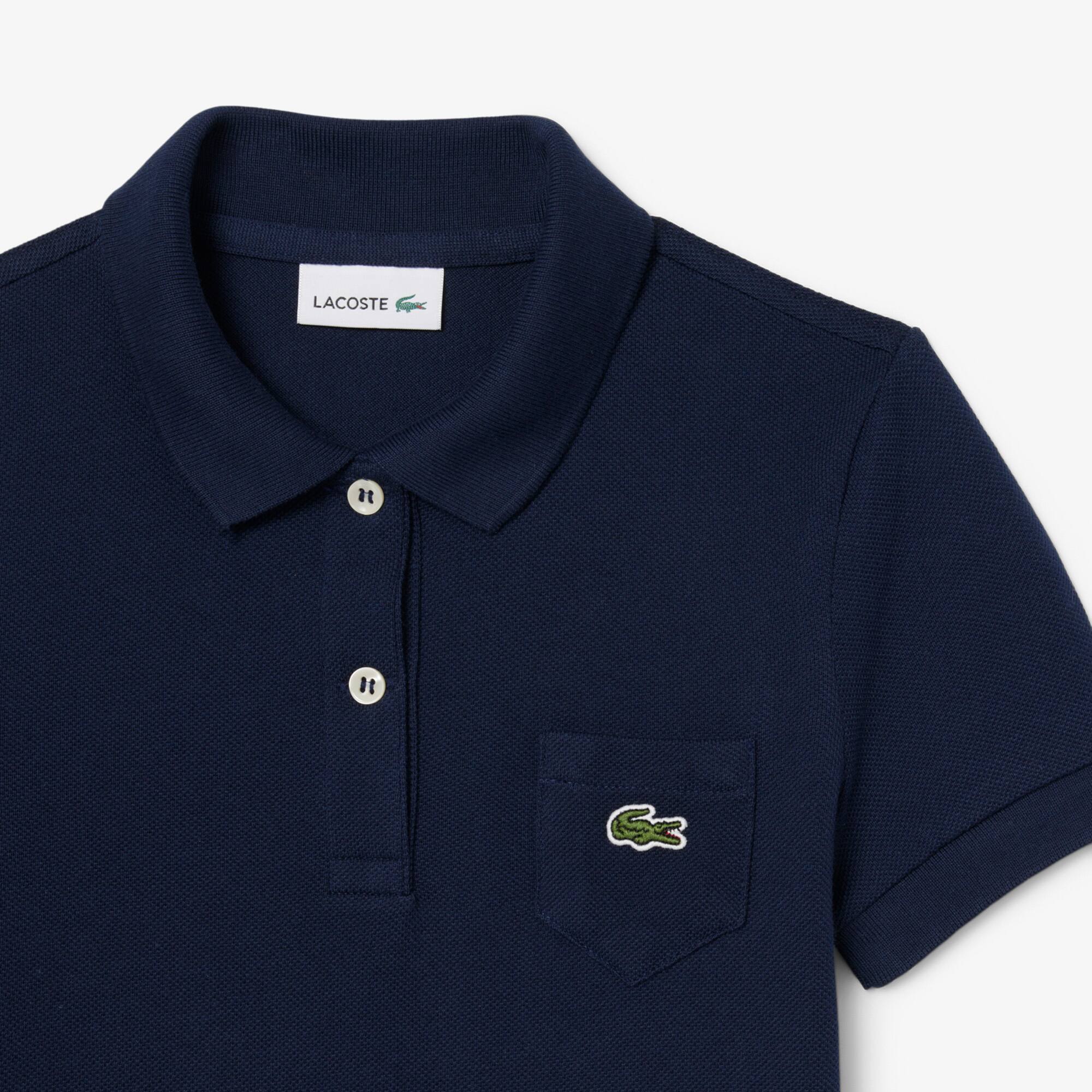 Thumbnail - Lacoste Polokleid aus Piqué - Navy Blau Size 9 - 10A