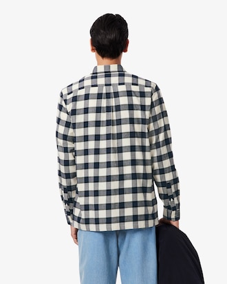Regular Fit-Hemd aus kariertem Flanell