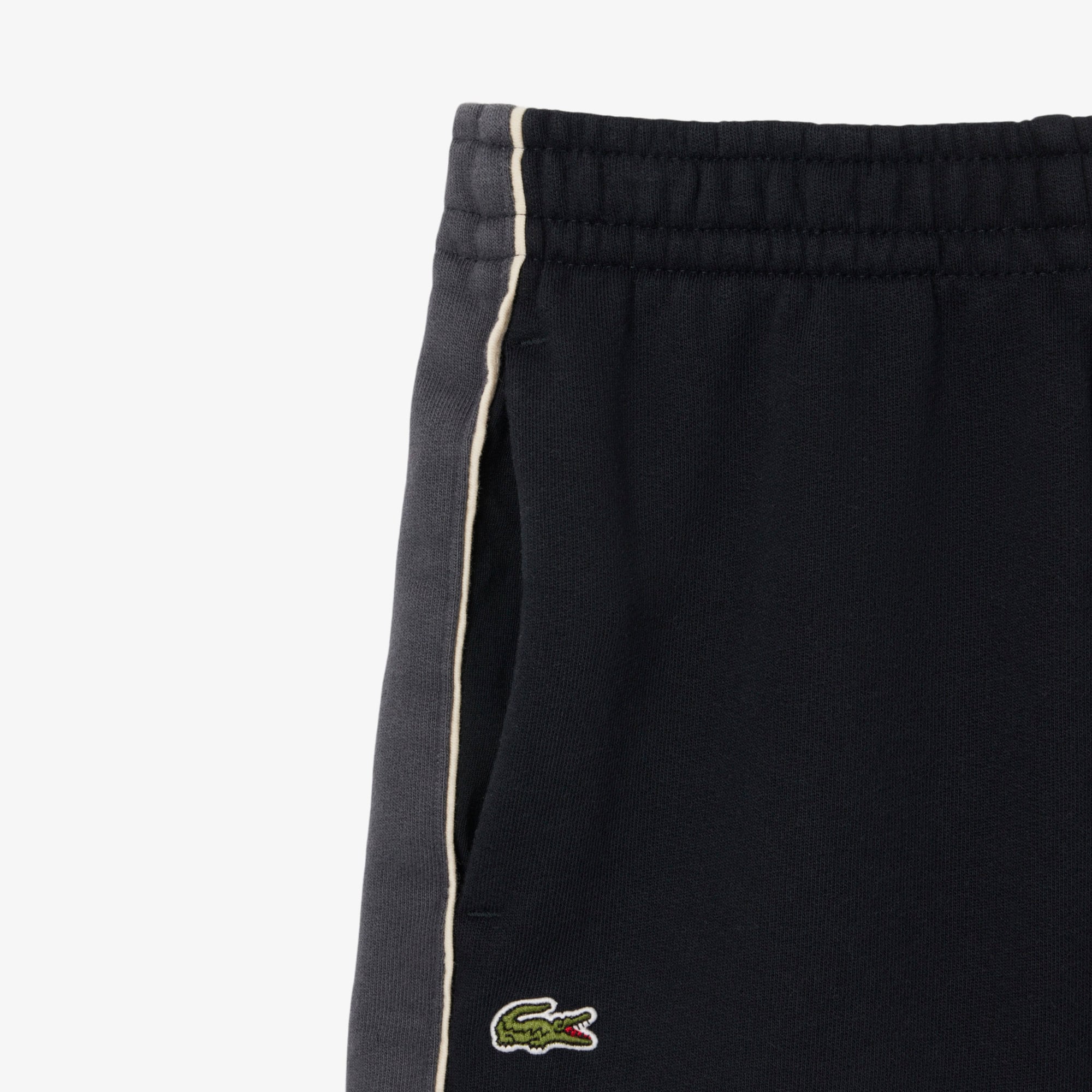 Thumbnail - Lacoste Fleece-Shorts mit Colorblock-Design - Schwarz Size 12 - 16A