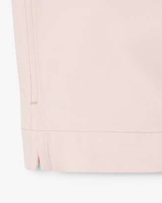 Oversized-Polohemd aus Denim