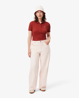 Denim-Jeans mit weitem Schnitt