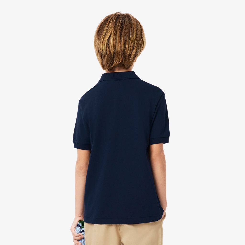 Thumbnail - Lacoste Polohemd aus Petit Piqué - Navy Blau Size 8 - 8A