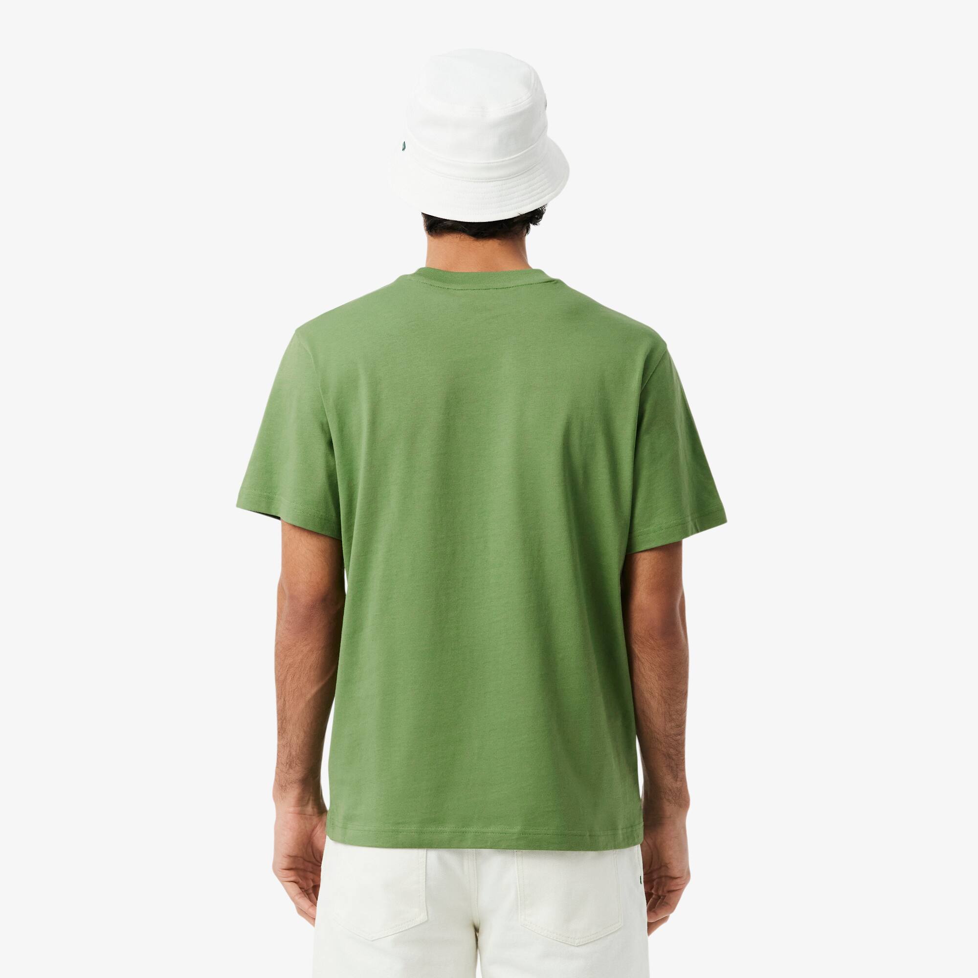 Thumbnail - Lacoste T-Shirt aus Baumwolle - Grün Size 4XL