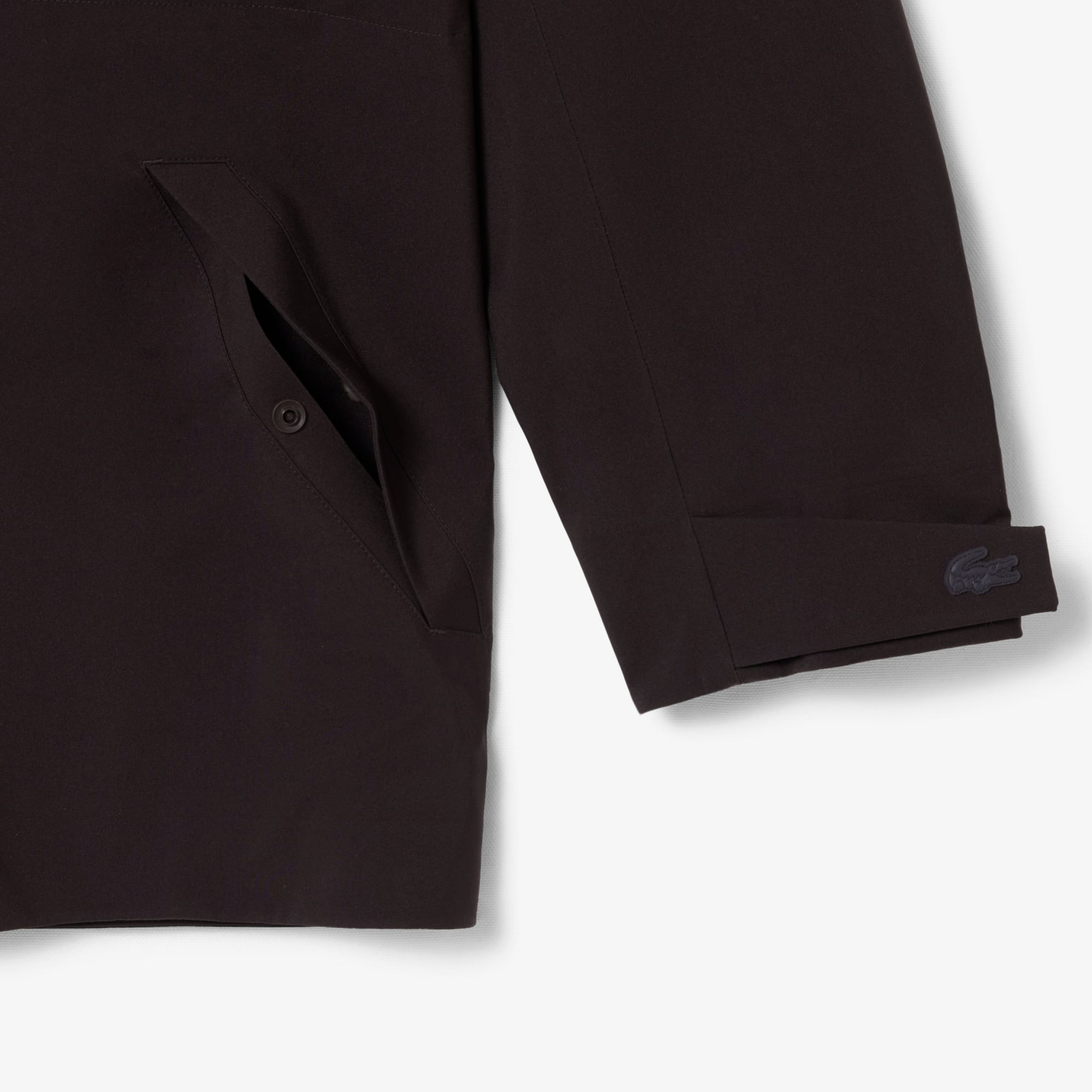 Thumbnail - Lacoste Übergroßer, mittellanger und wasserdichter Parka - Braun Size 38