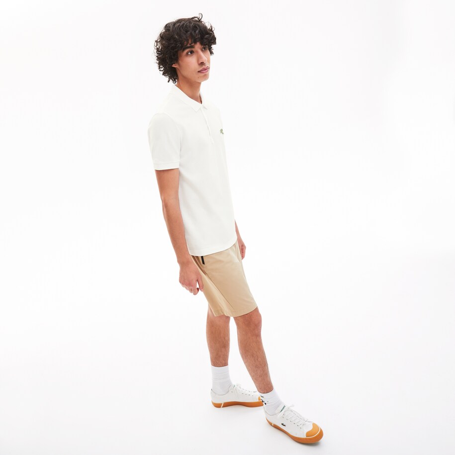 Herren-Poloshirt aus Baumwollpiqué mit LACOSTE-Aufnäher ...