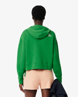 Kurzer Hoodie aus Baumwolle