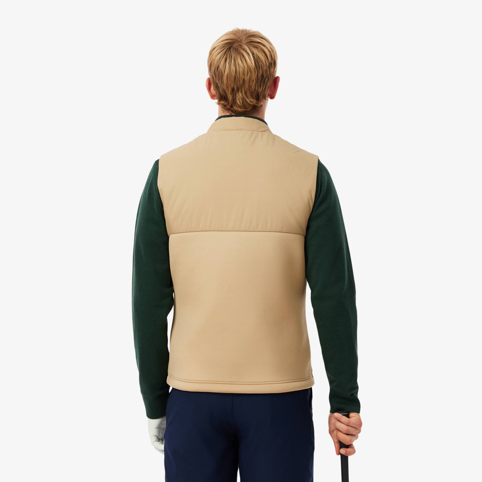 Thumbnail - Lacoste Sport Steppweste - Beige Size 48 - S-M