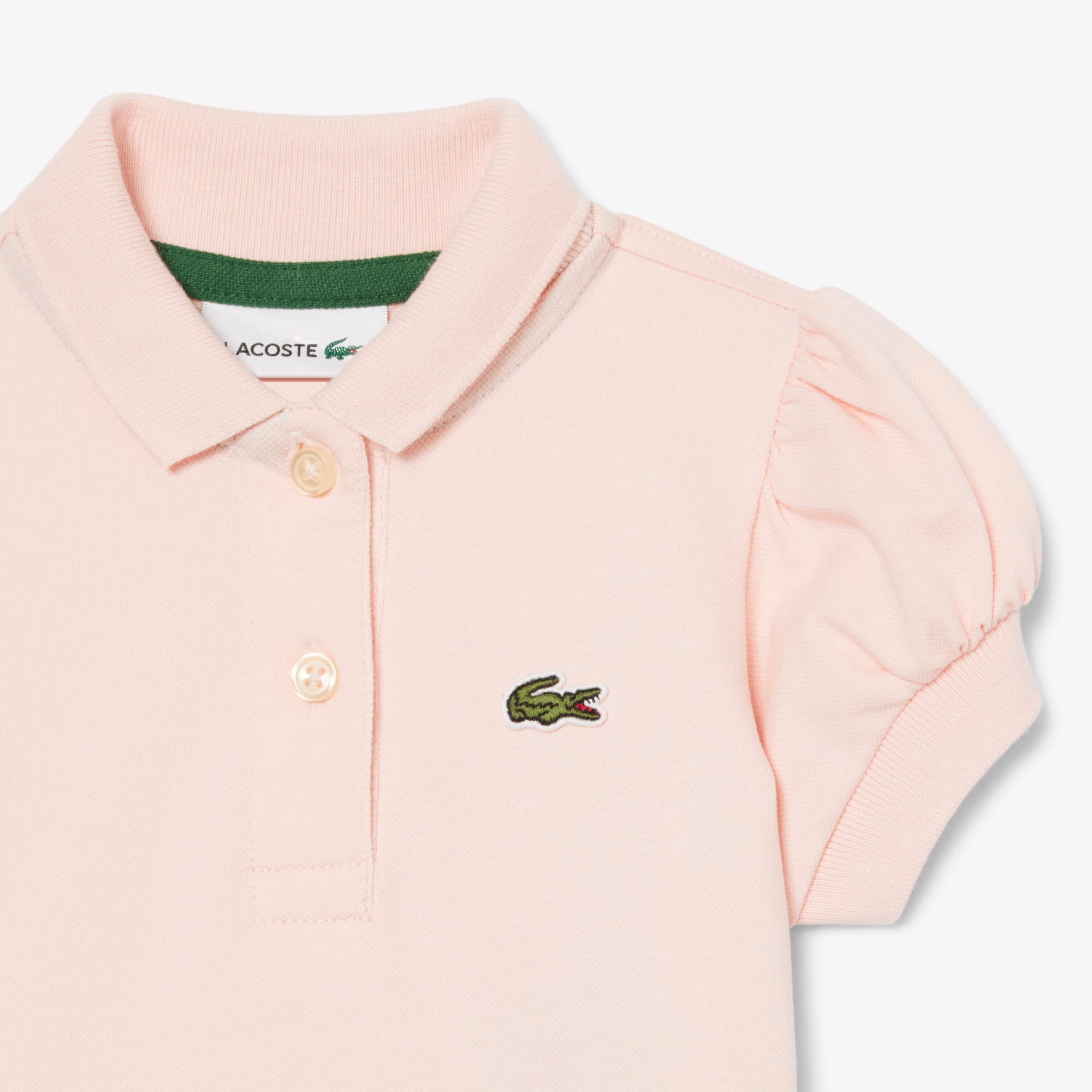 Thumbnail - Lacoste Baby-Set aus Stretch-Piqué - Hellrosa Size 7 - 24M