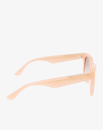 Ovale Acetat-Sonnenbrille mit Kroko-Print