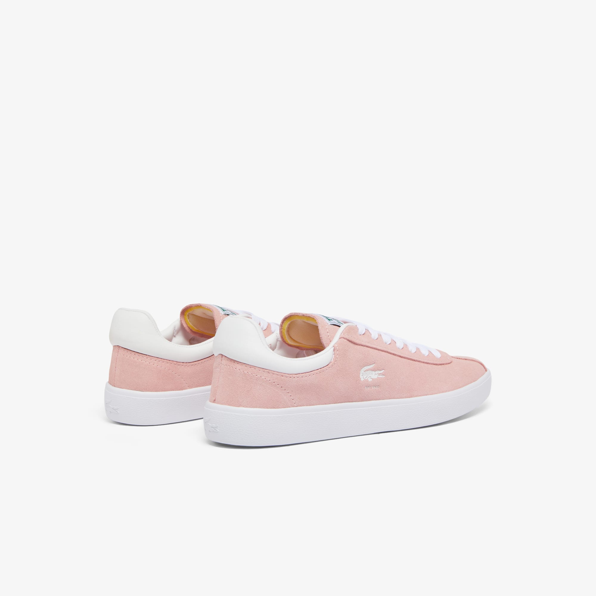 Thumbnail - Lacoste Damen-Sneakers Baseshot aus Wildleder - PINK/WHITE Size 36