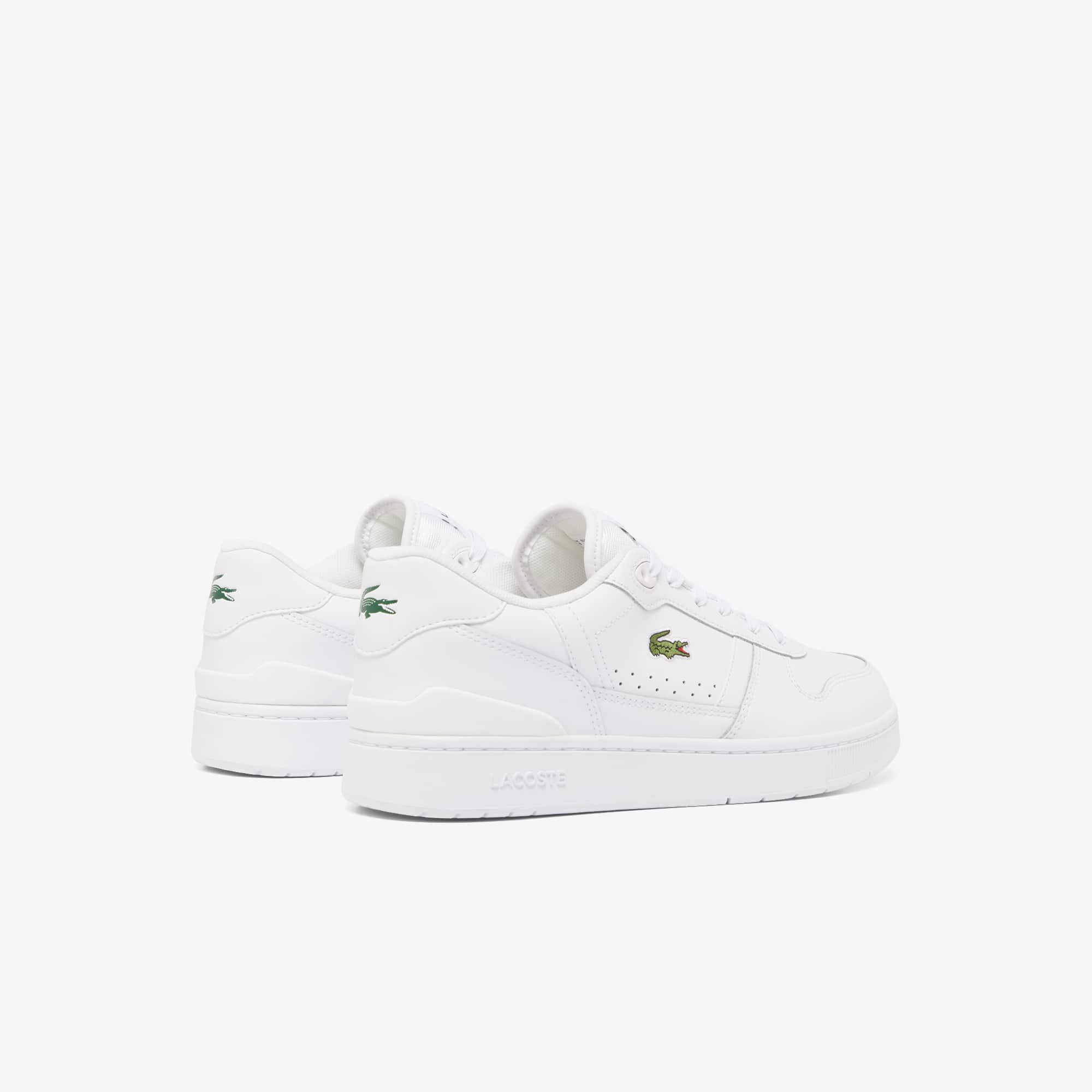 Thumbnail - Lacoste Herren-Sneakers T-Clip Set aus Leder - WHITE/WHITE Size 39.5