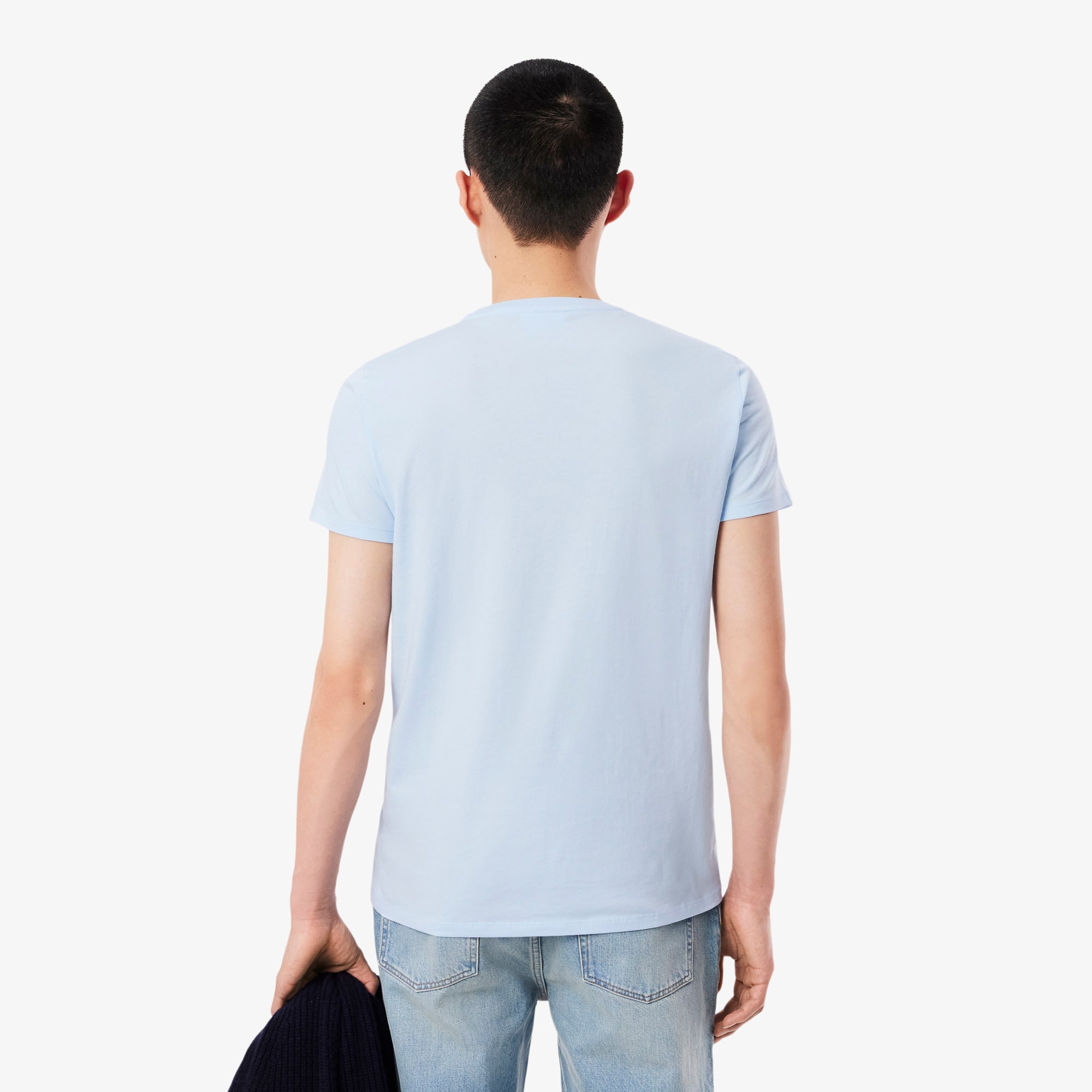 Thumbnail - Lacoste T-Shirt aus Pima-Baumwolle - Hellblau Size 11 - 6XL