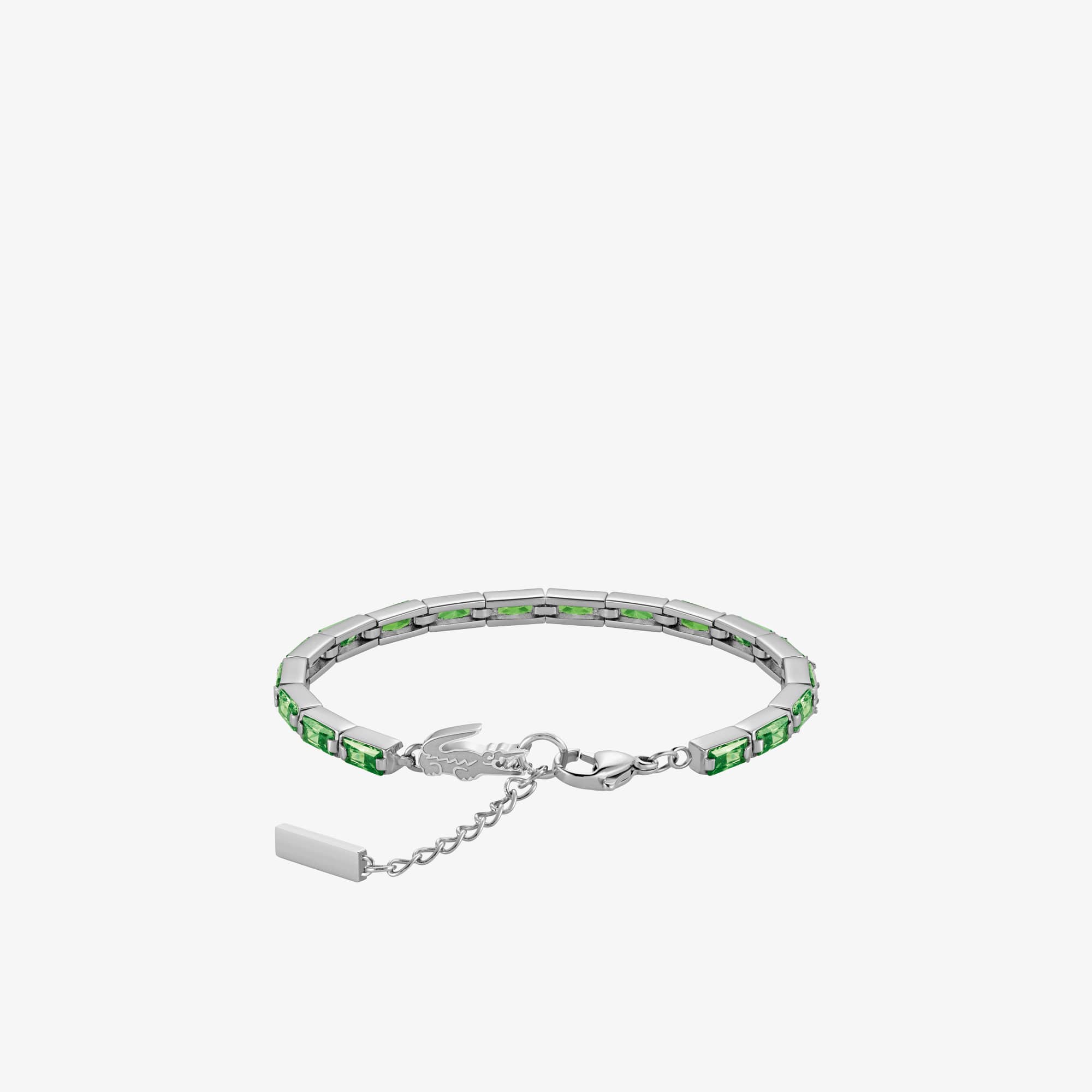 Thumbnail - Lacoste Armband Duchess - GREEN AND SILVER Size One Size