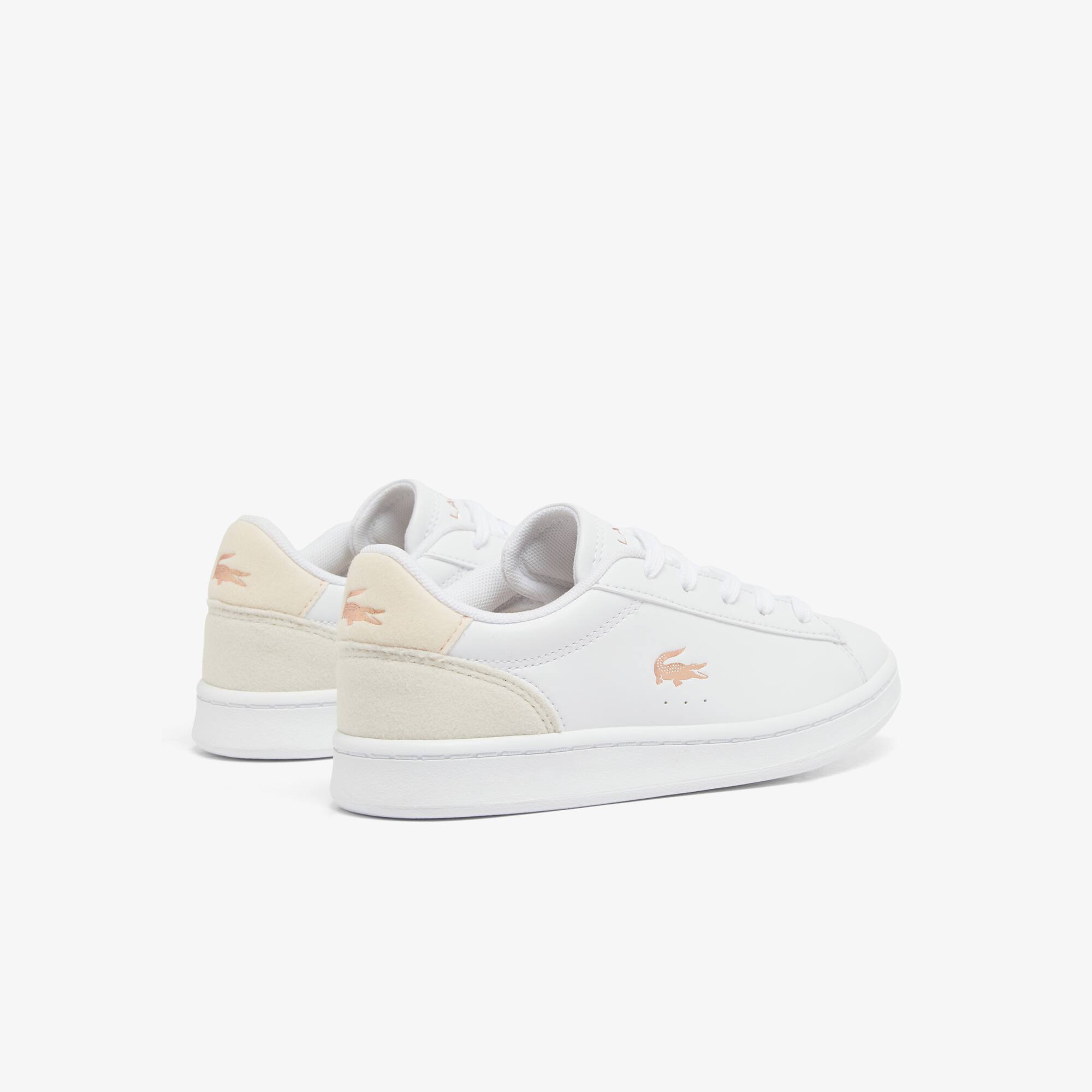 Thumbnail - Lacoste Kinder Sneakers Carnaby Set - WHITE/LIGHT PINK Size 32