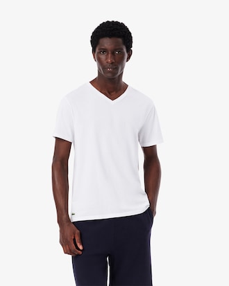 3er-Pack Loungewear-T-Shirts, Slim Fit