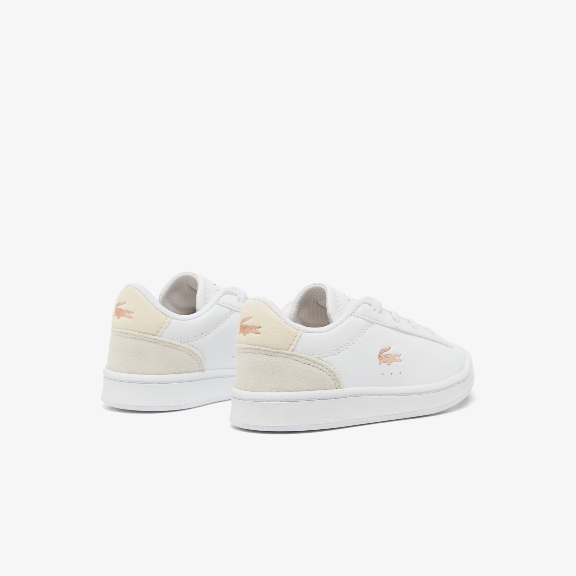 Thumbnail - Lacoste Kinder Sneaker Carnaby Set - WHITE/LIGHT PINK Size 26