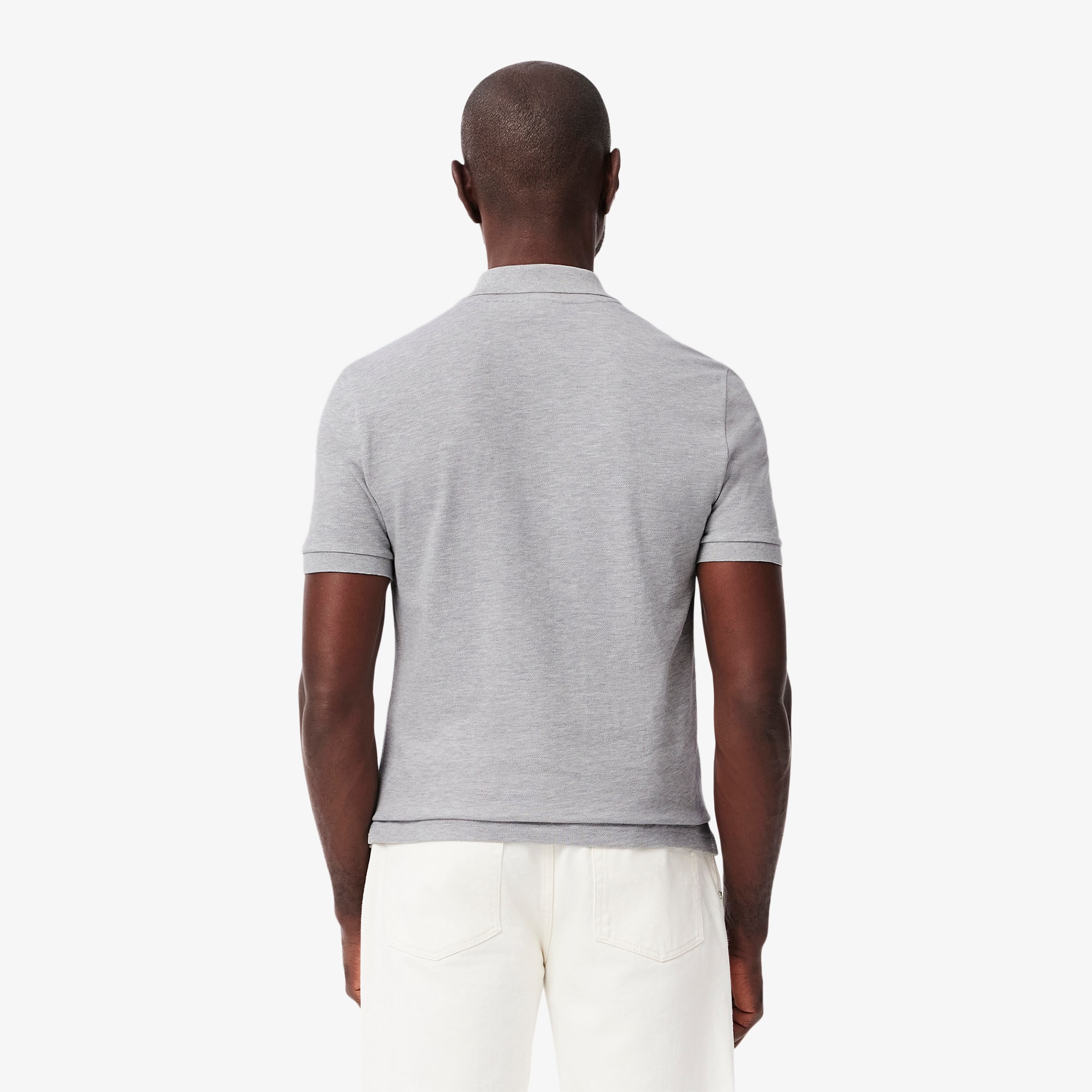 Thumbnail - Lacoste Slim Fit-Polohemd L.12.12 aus Piqué - Heidekraut Grau Size M