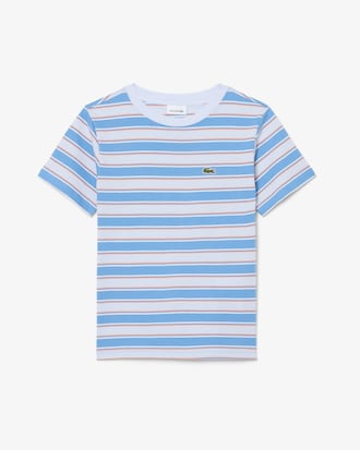 T-Shirt aus gestreifter Baumwolle