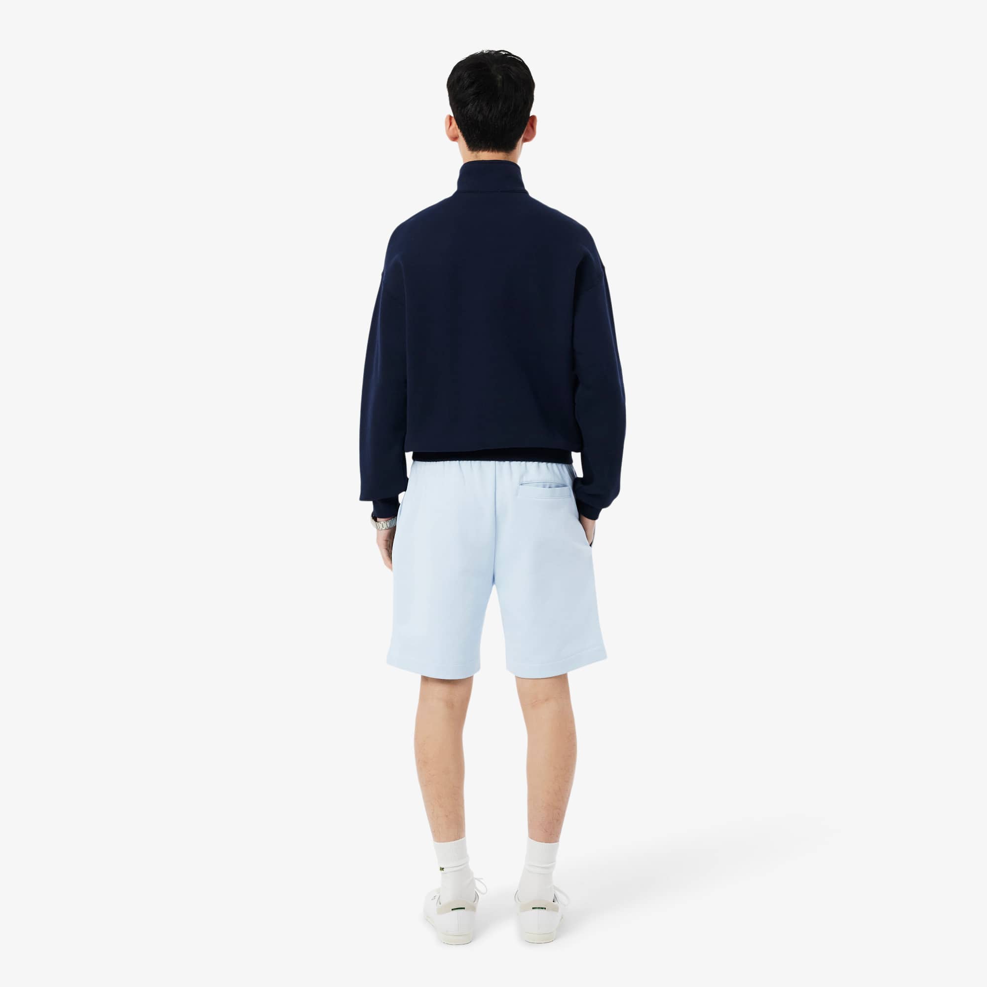 Thumbnail - Lacoste Regular Fit-Shorts aus Fleece - Hellblau Size 4XL