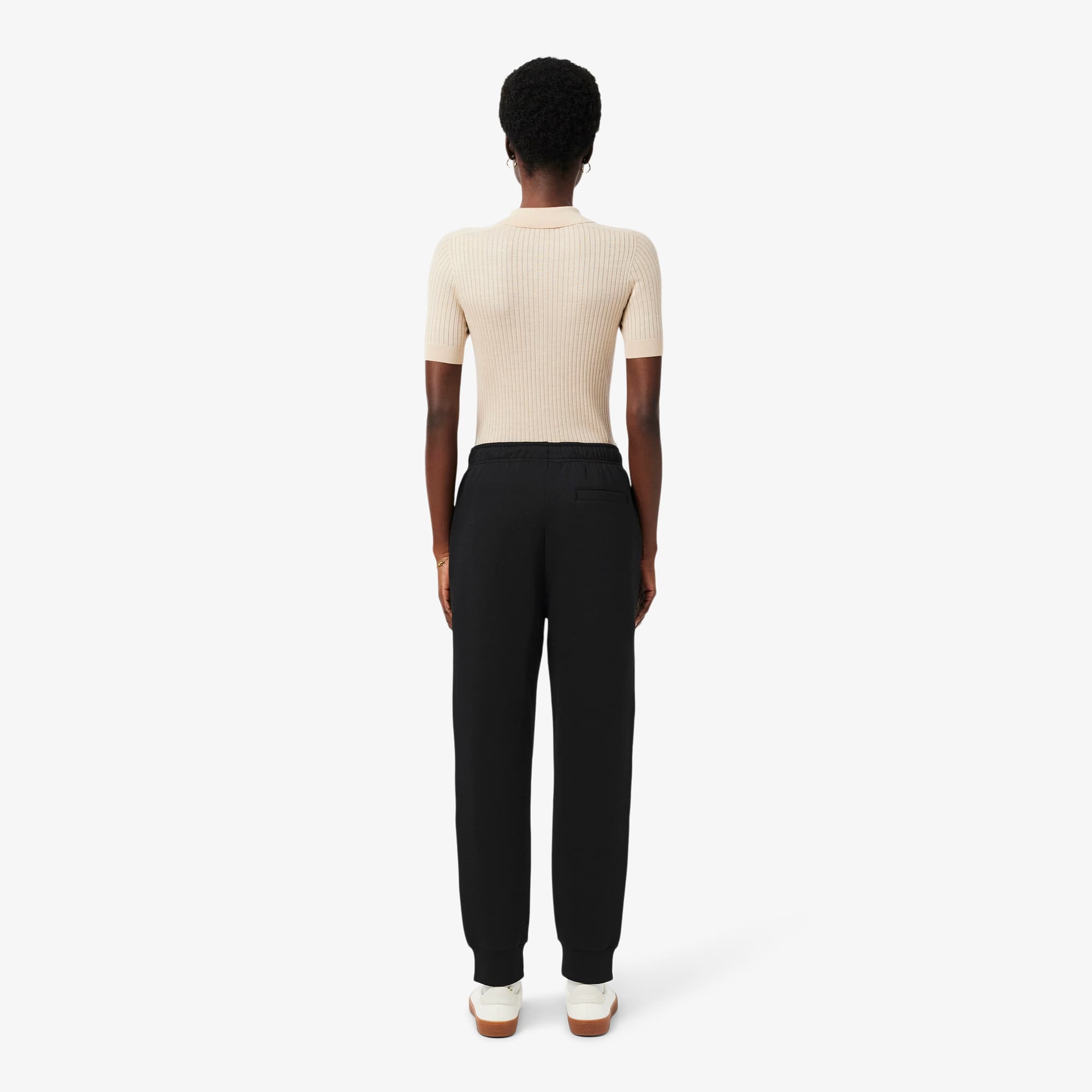 Thumbnail - Lacoste Trainingshose aus doppelseitigem Jersey - Schwarz Size 46