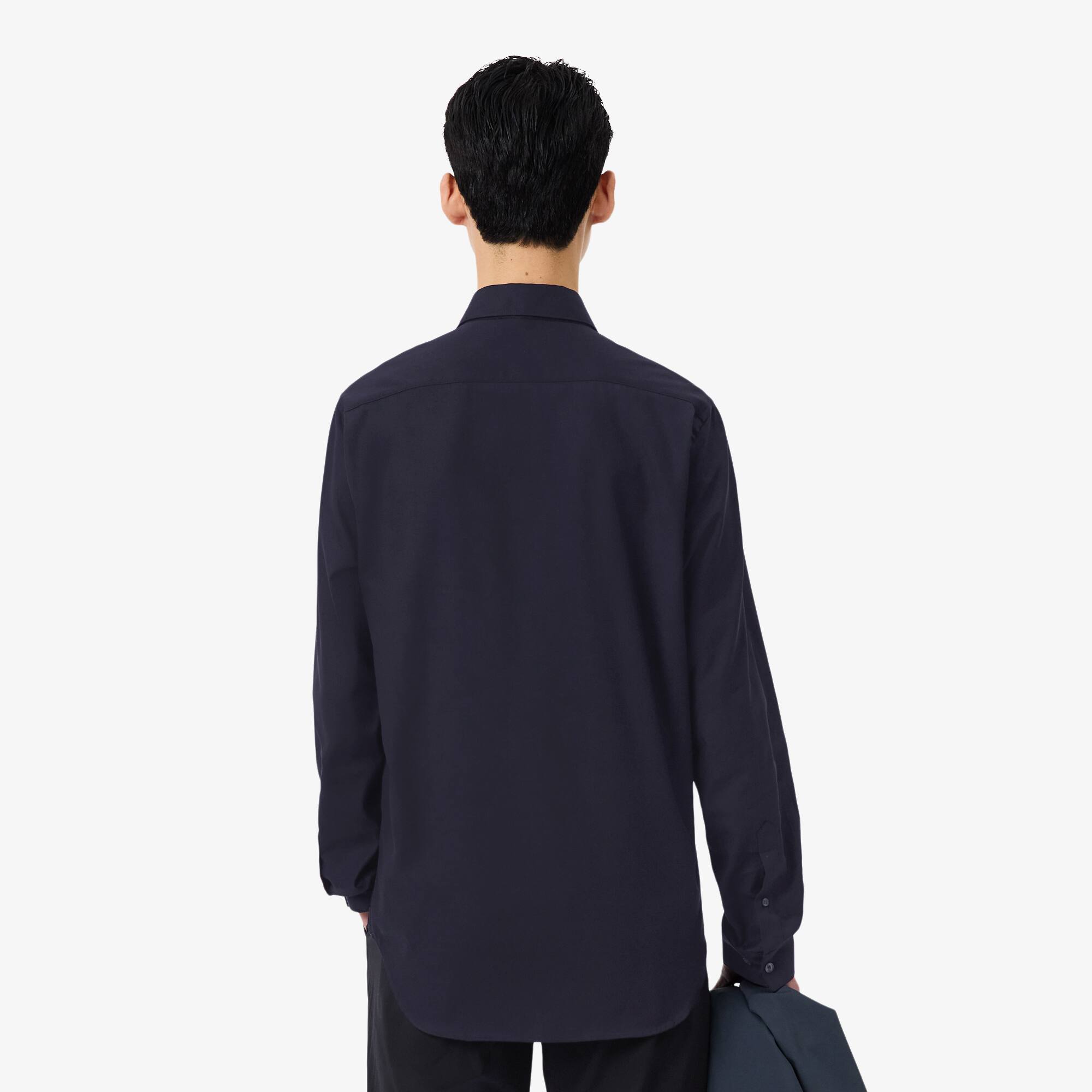 Thumbnail - Lacoste Regular Fit-Hemd aus Baumwolle - Navy Blau Size 39