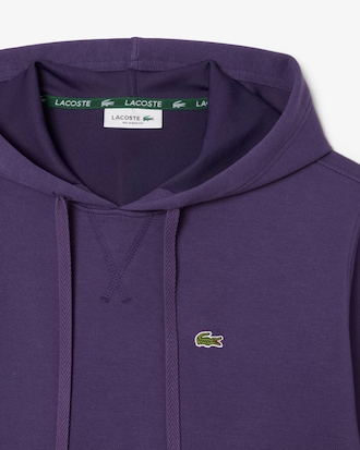 Hoodie aus Piqu&eacute;