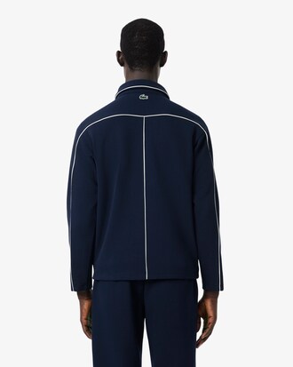 Tennis Heritage Zipped Badge Accent Sweatshirt