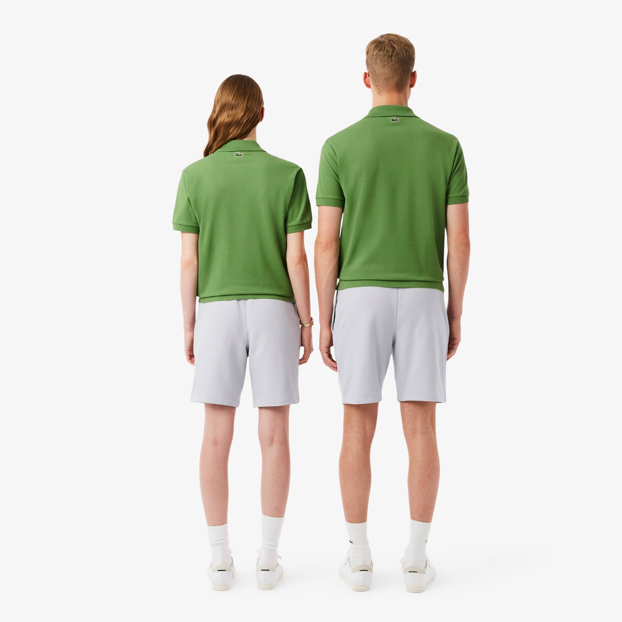 Thumbnail - Lacoste Regular Fit-Shorts aus Fleece - Hellgrau Size L