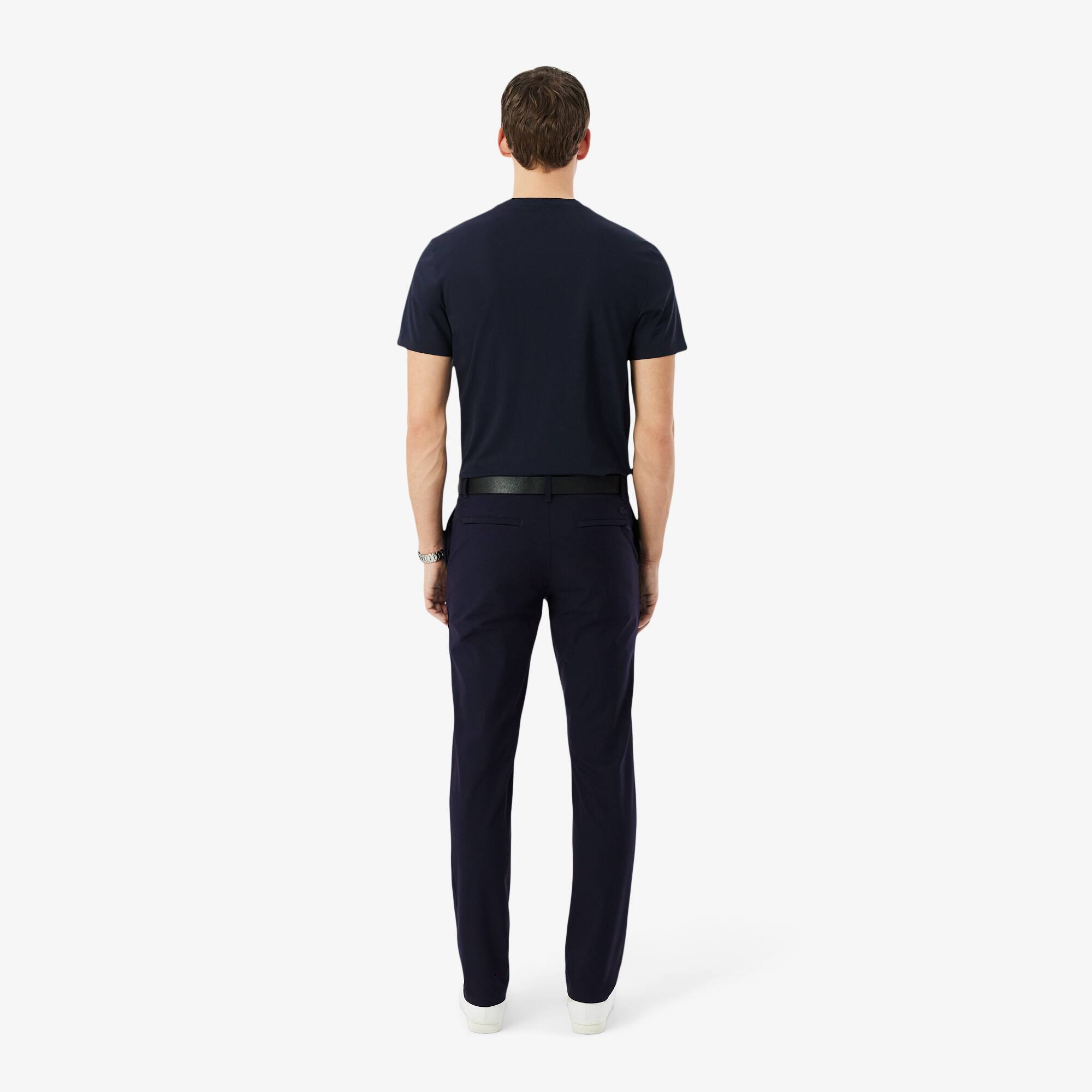 Thumbnail - Lacoste Slim Fit-Chinohose aus Stretchmaterial - Navy Blau Size 42