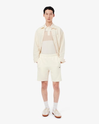 Regular Fit-Shorts aus Fleece mit Colorblock-Design