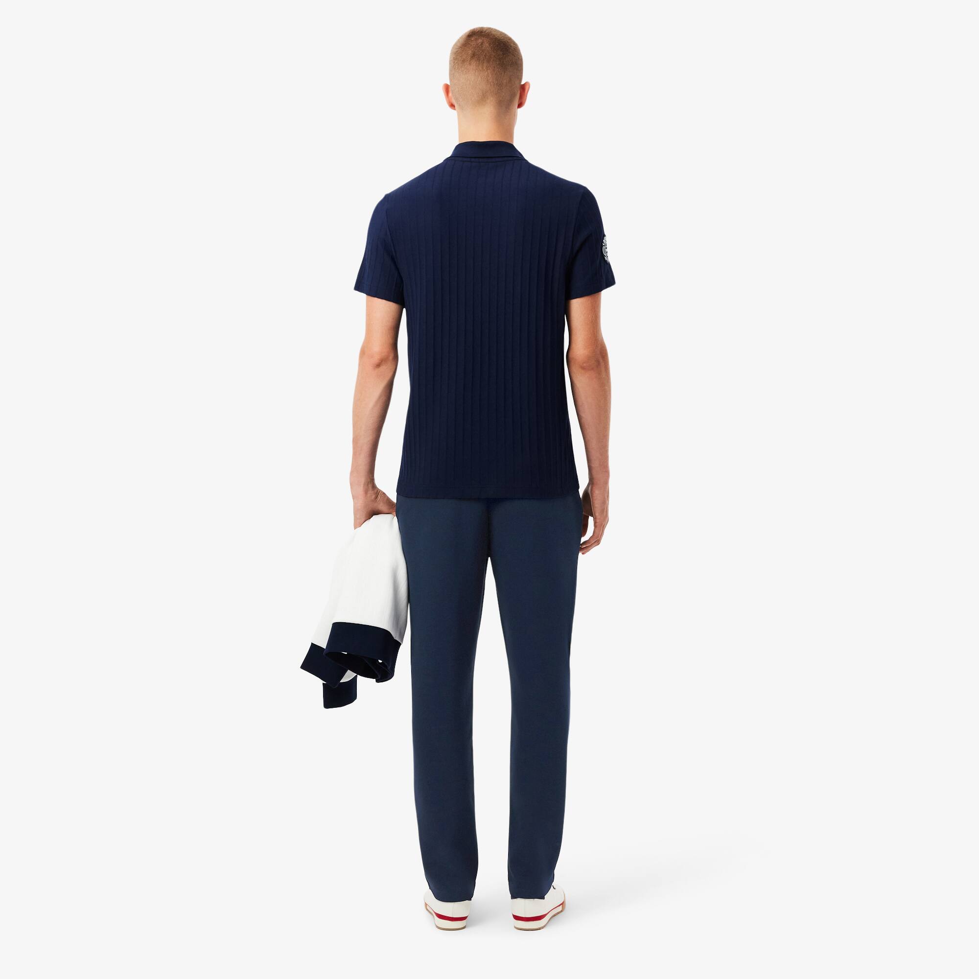 Thumbnail - Lacoste Tennis-Trainingshose Heritage - Navy Blau Size S