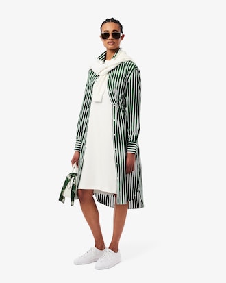 Oversized T-Shirt-Kleid aus Baumwolle