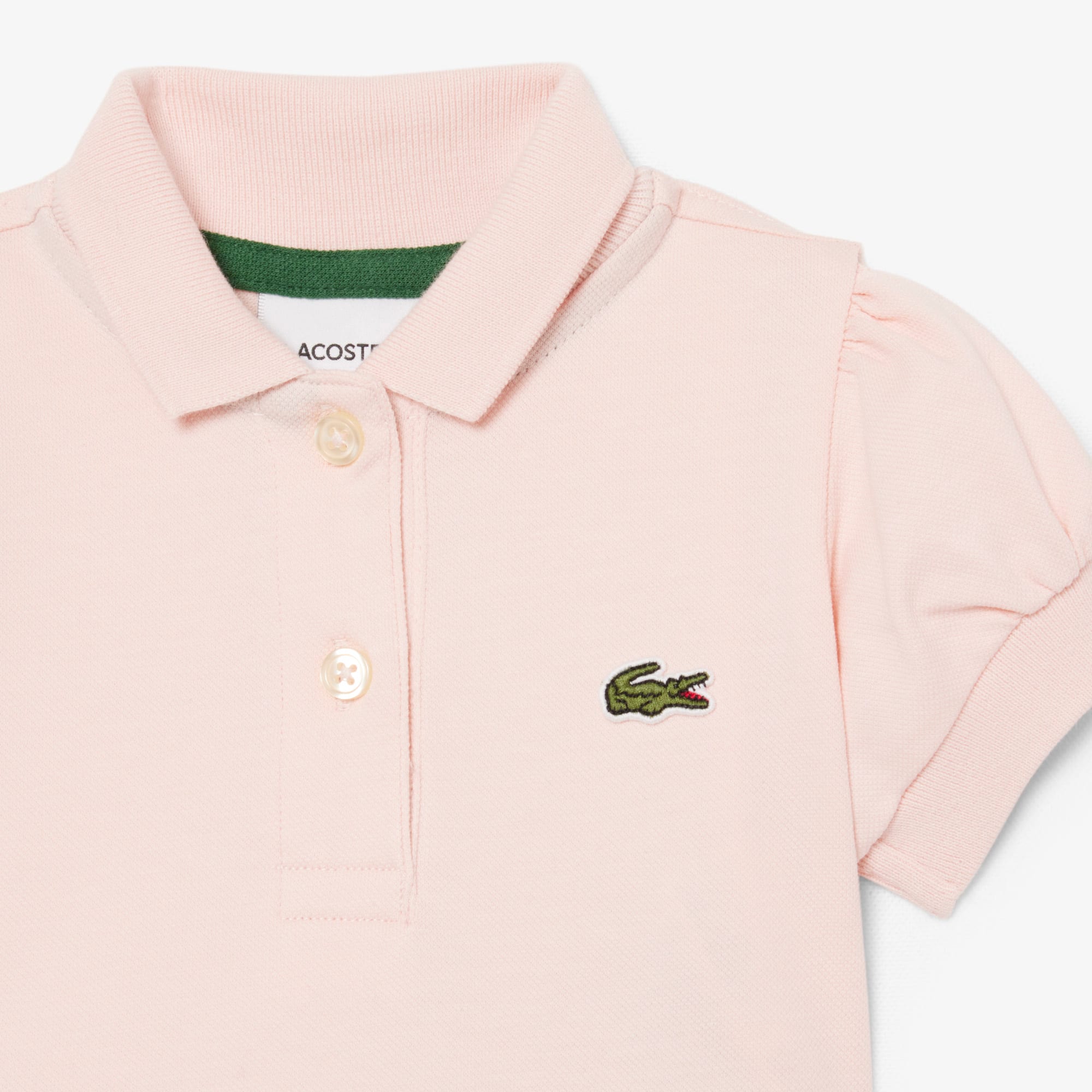 Thumbnail - Lacoste Baby-Set aus Stretch-Piqué - Hellrosa Size 4 - 9M