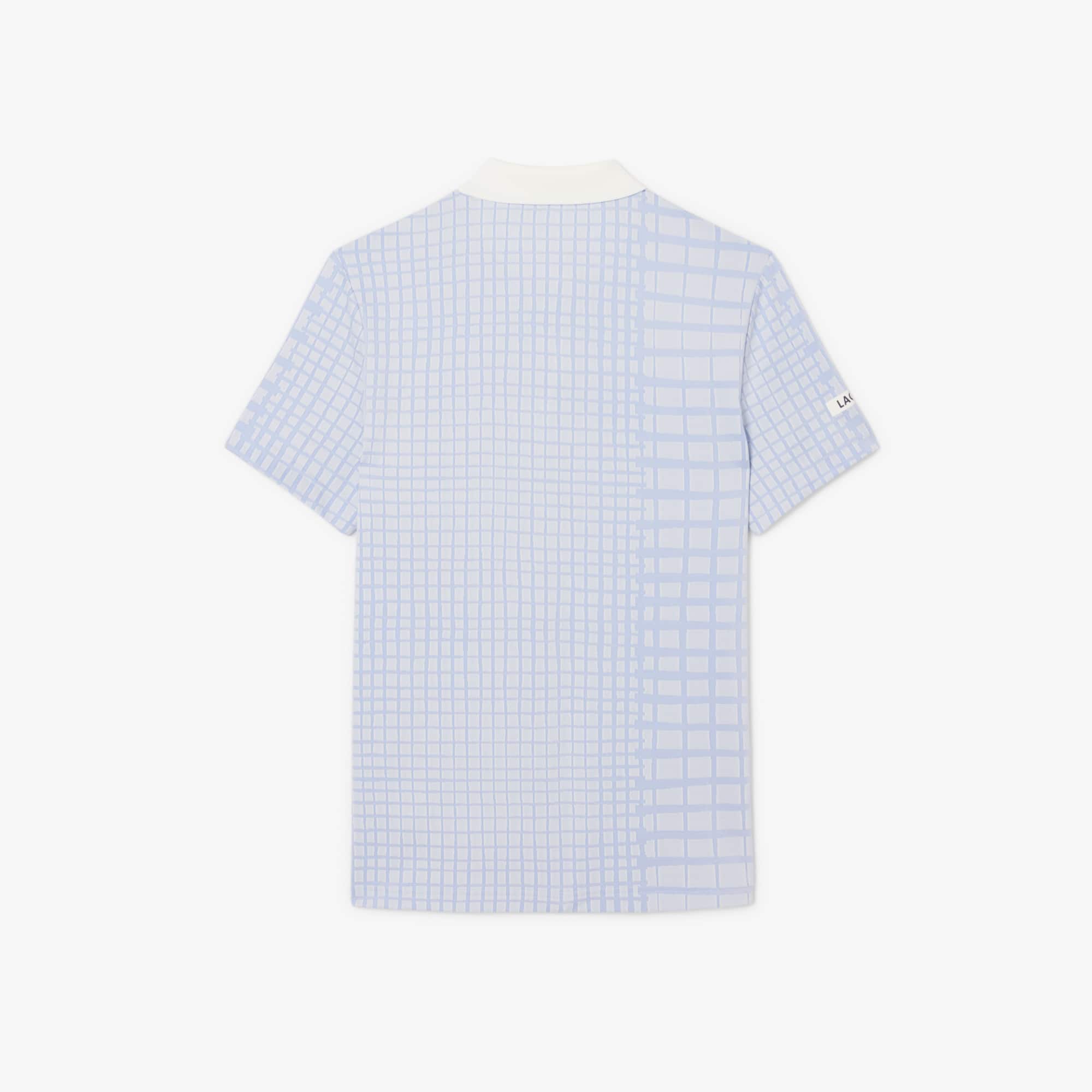 Thumbnail - Lacoste Polohemd Lacoste Tennis x Daniil Medvedev - Weiß / Lila Size L