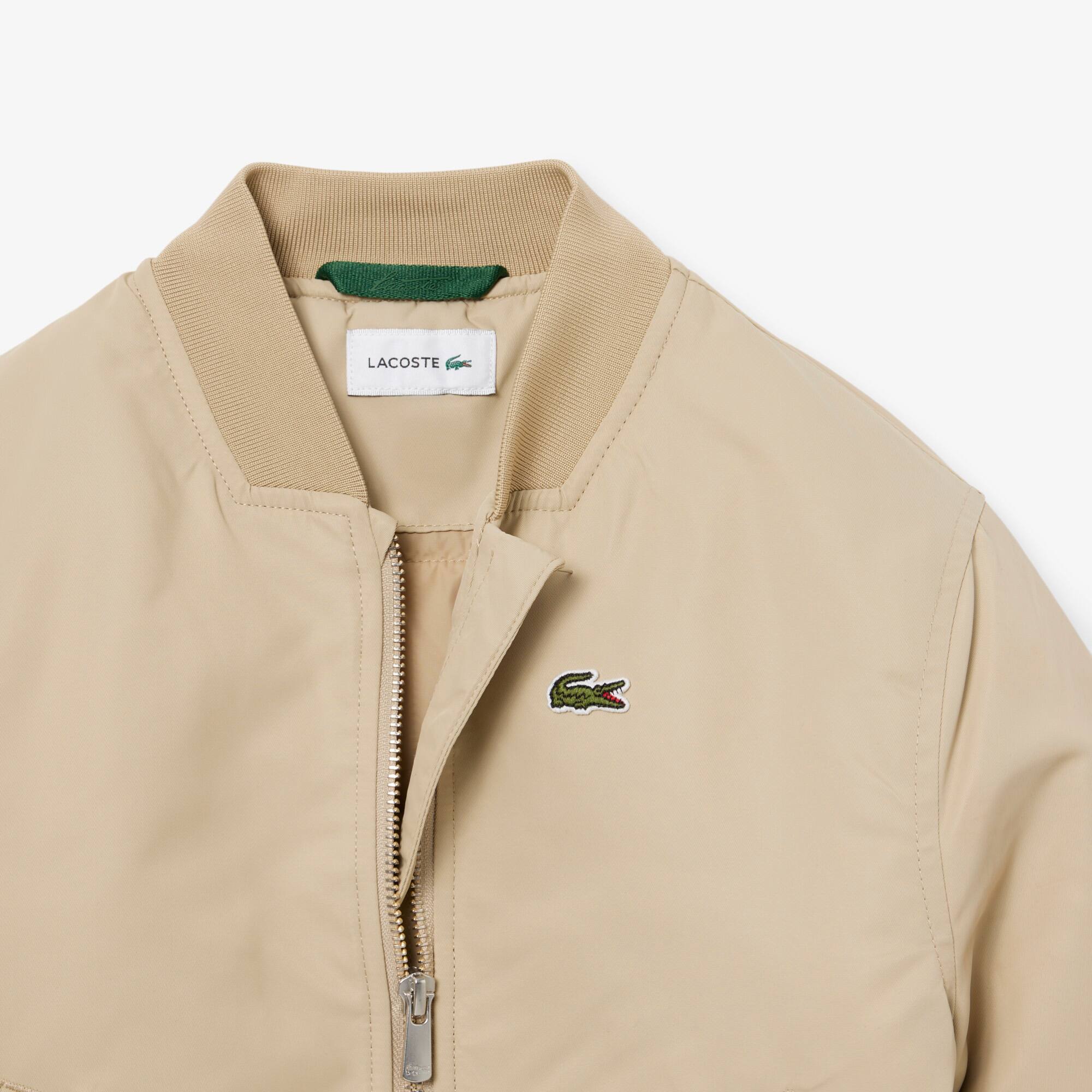 Thumbnail - Lacoste Bomberjacke aus Nylon - Beige Size 7 - 7A