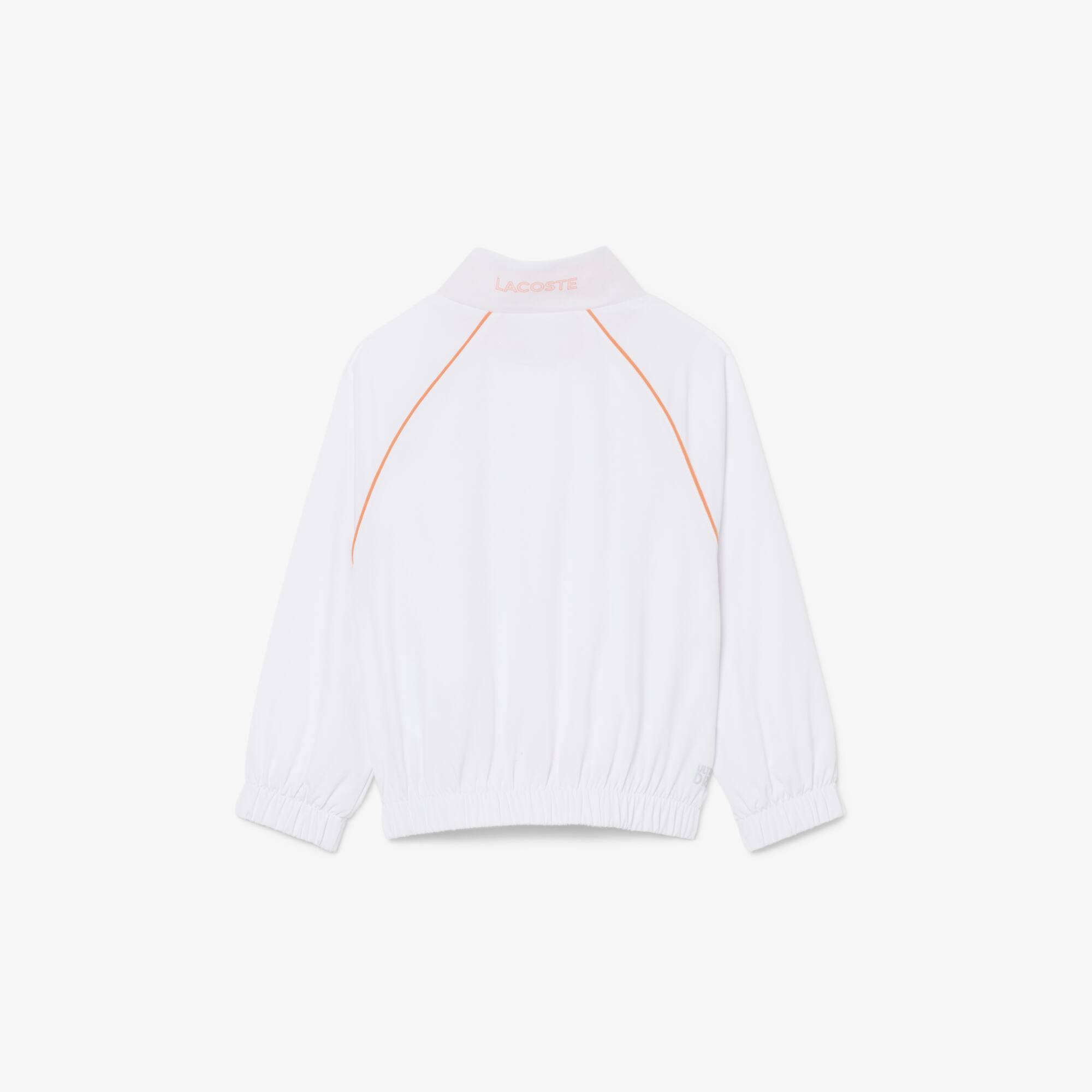 Thumbnail - Lacoste Trainingsanzug aus Diamant-Taft - Weiß Size 3 - 3A