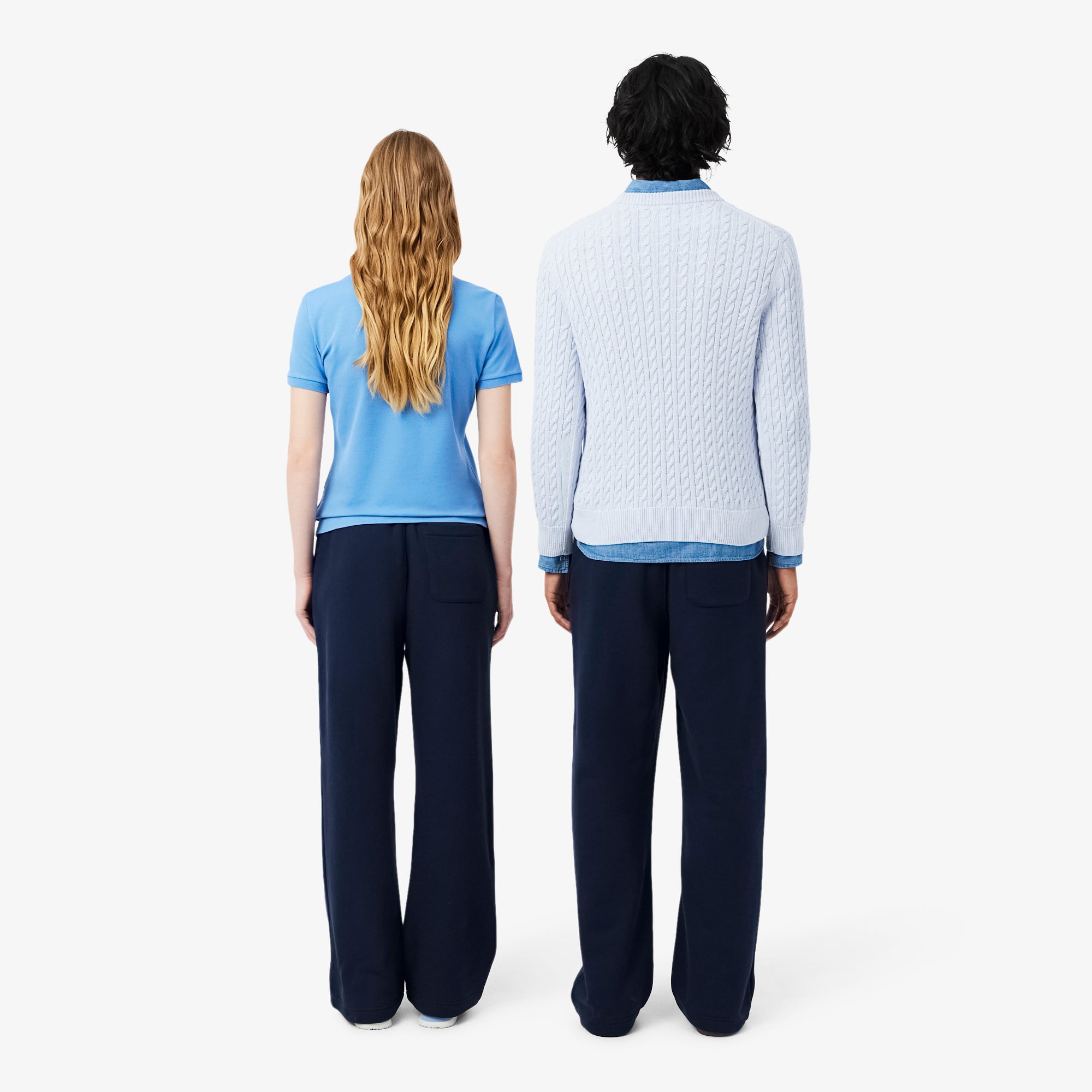 Thumbnail - Lacoste Loose Fit-Jogginghose aus Fleece - Navy Blau Size S