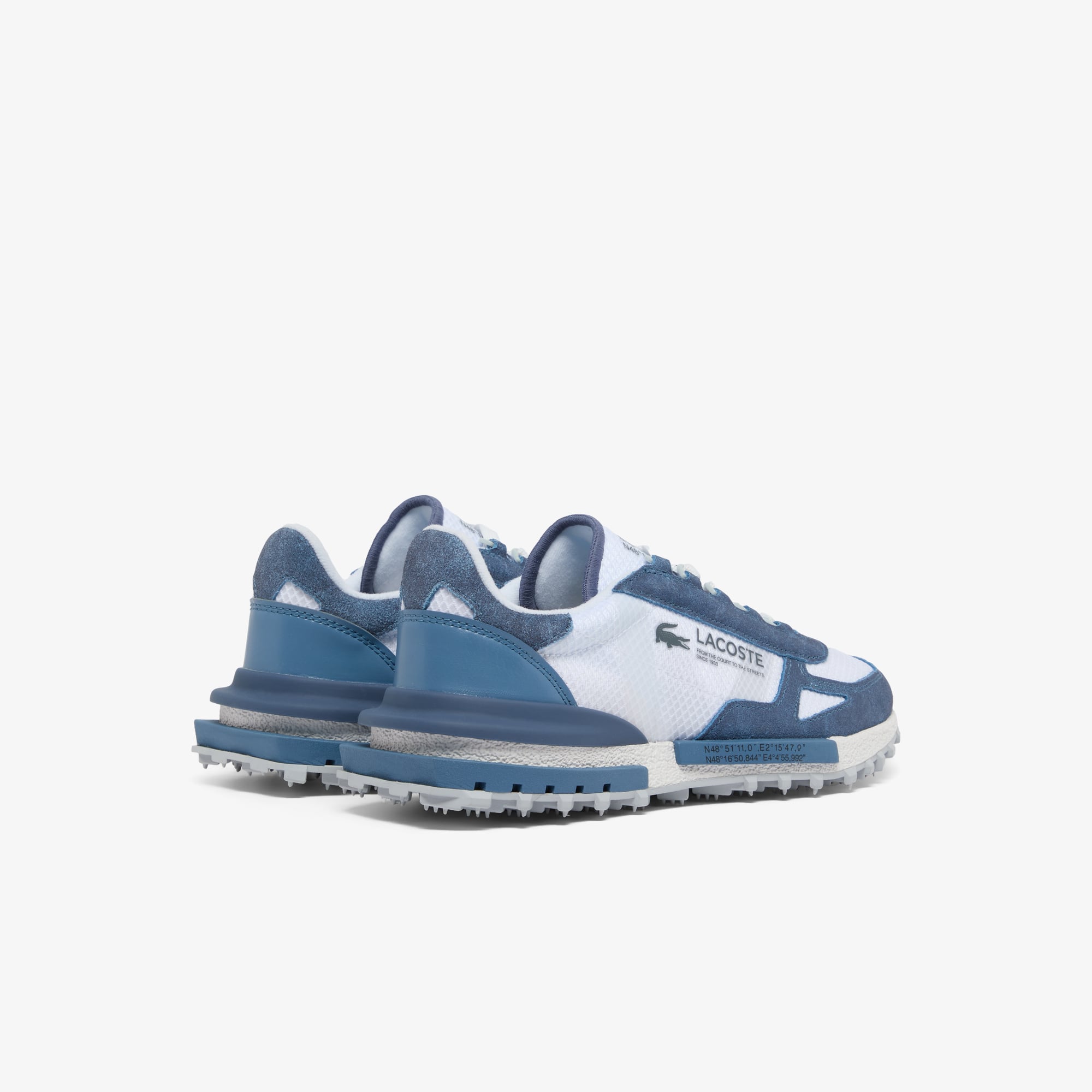 Thumbnail - Lacoste Herren-Sneakers Elite Active - WHT/DK BLUE Size 45