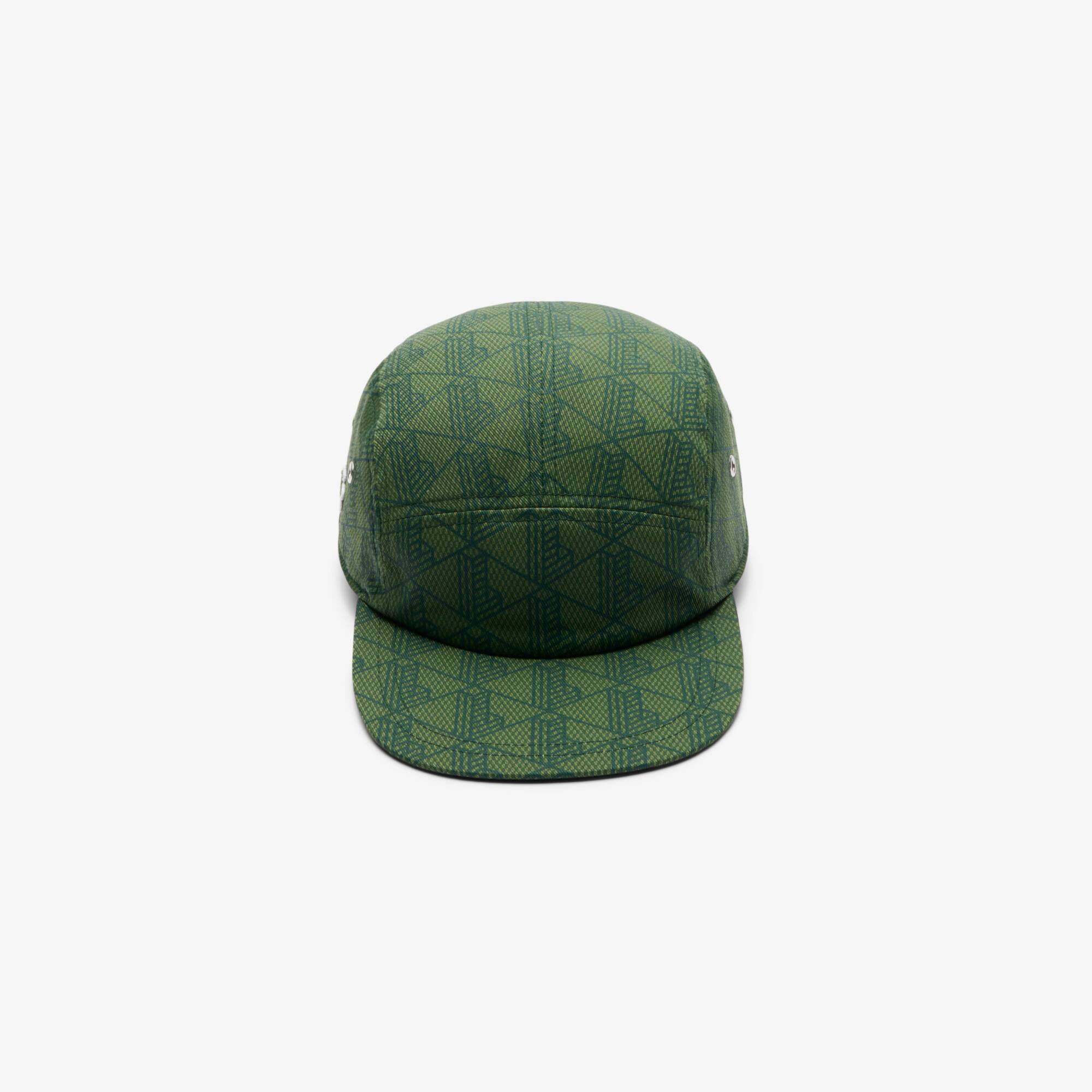 Thumbnail - Lacoste Jockey-Kappe aus Twill mit Druck - Grün Size L