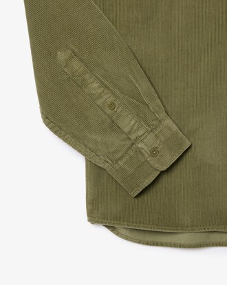 Regular Fit-Hemd aus Velours
