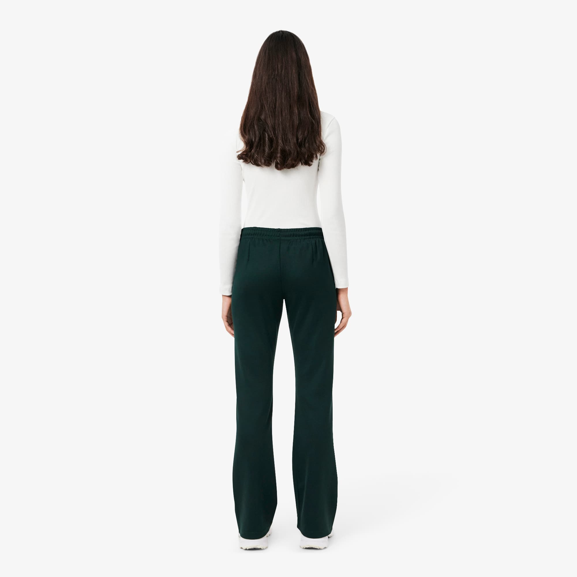 Thumbnail - Lacoste Flared-Trainingshose mit Falten - Sinople Grün Size 32