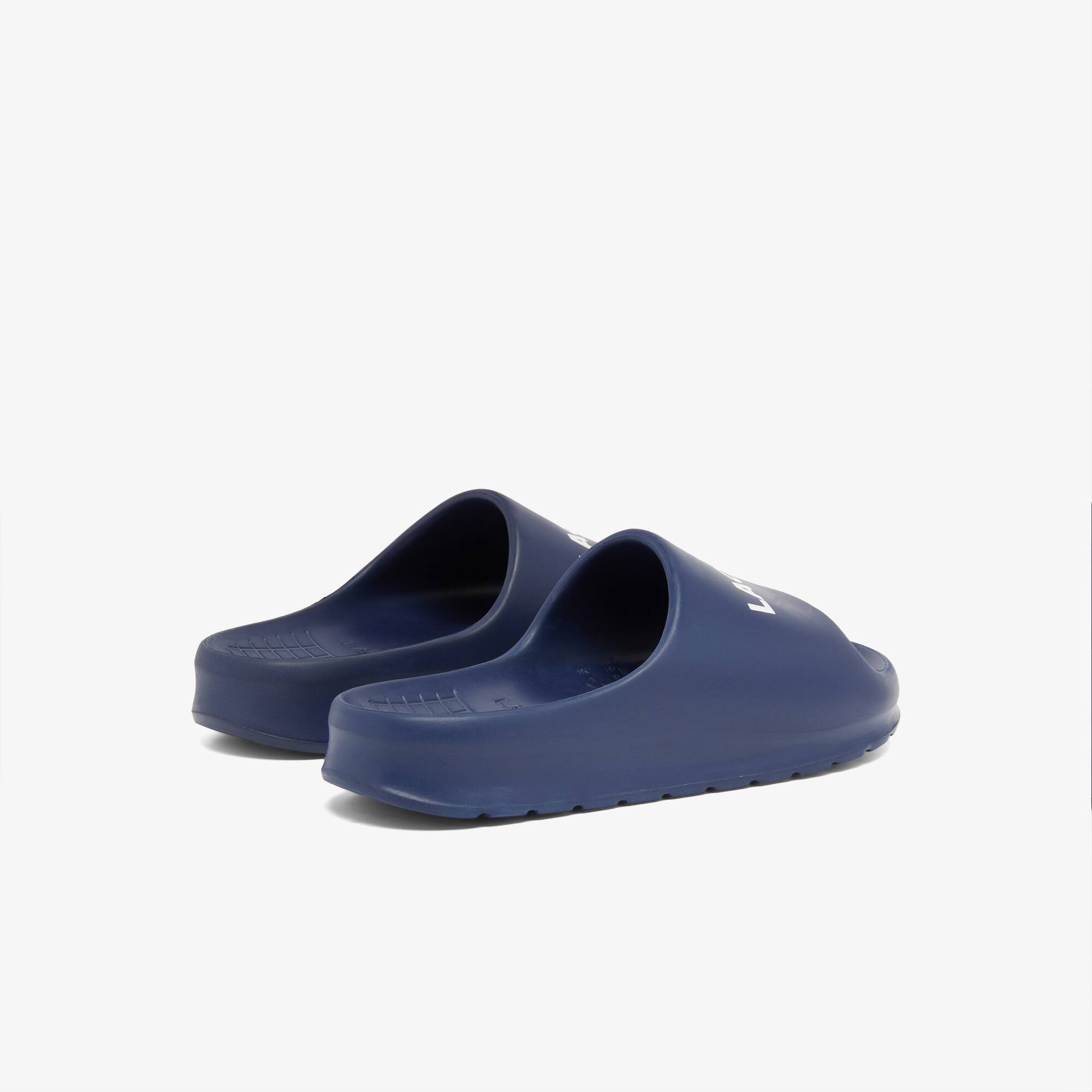 Thumbnail - Lacoste Herren-Schlappen Serve Slide 2.0 - Marineblau Weiß Size 42