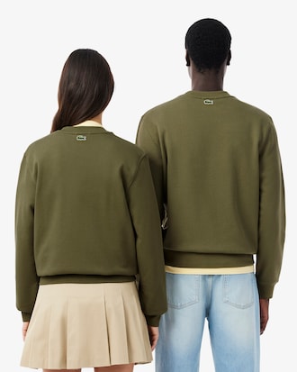 Sweatshirt aus Fleece mit Print