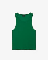 T-Tanktop Runway aus Piqu&eacute;-Seide