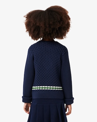 Ärmelloser Pullover aus Baumwolle mit V-Ausschnitt