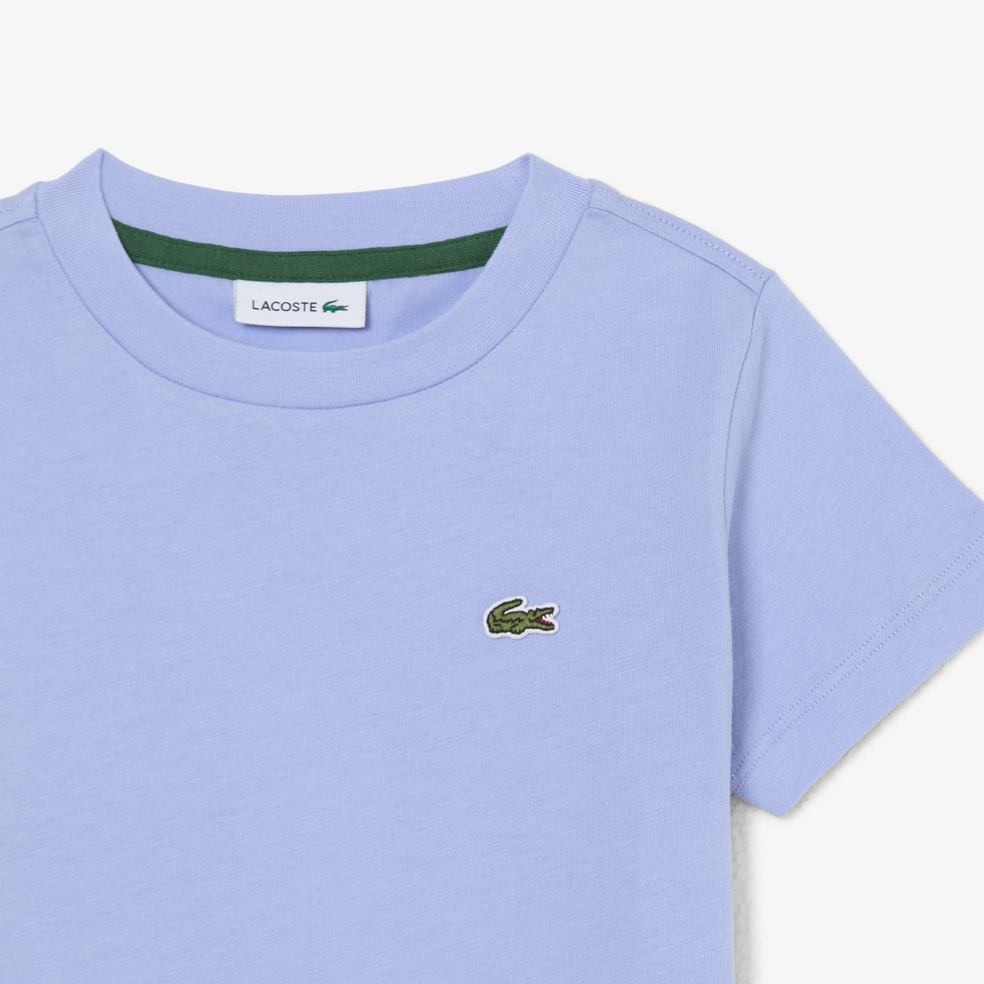 Thumbnail - Lacoste T-Shirt aus Baumwolle - Lila Size 3 - 3A